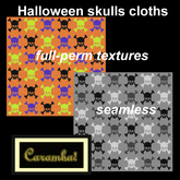 Halloween skulls cloths - textures