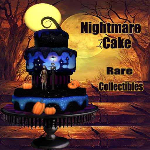 Halloween Nightmare Cake Rare Collectable