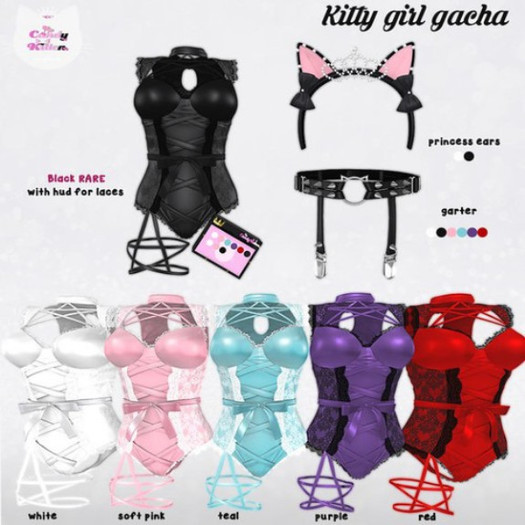 *CK* Kitty garter teal