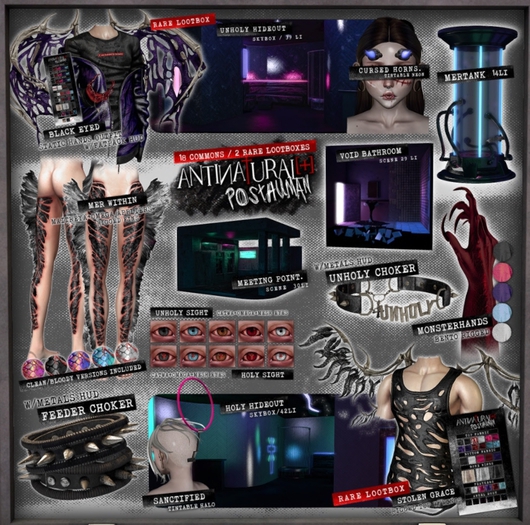 ANTINATURAL[+] Post-Human / Monsterhand RED / GIANNI