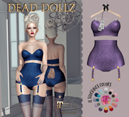 Dead Dollz - Mae Lingerie - Purple