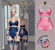 Dead Dollz - Mae Lingerie - Fuchsia