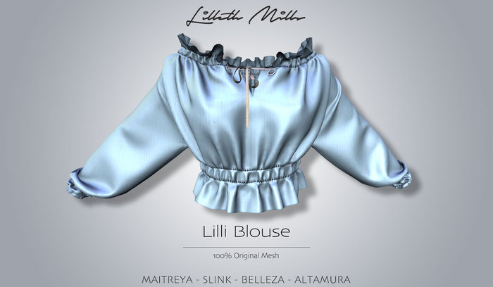 LM Lilli Blouse - Colors - Blue