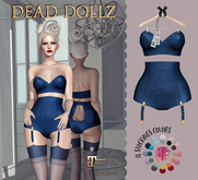 Dead Dollz - Mae Lingerie - Blue