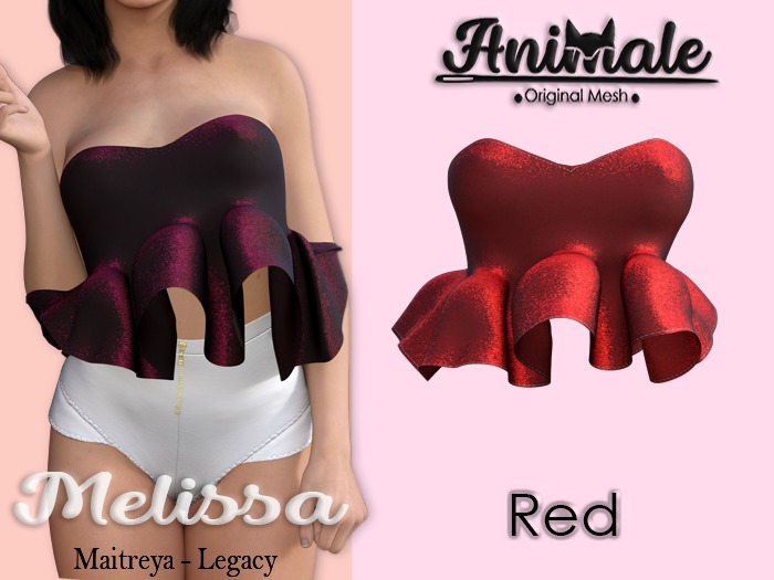 Animale . Melissa Top / Red {Unpack}