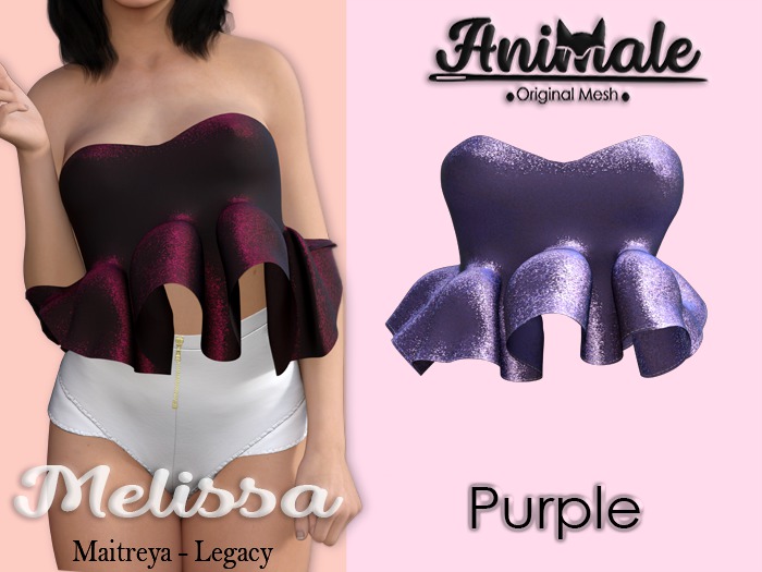 Animale . Melissa Top / Purple {Unpack}