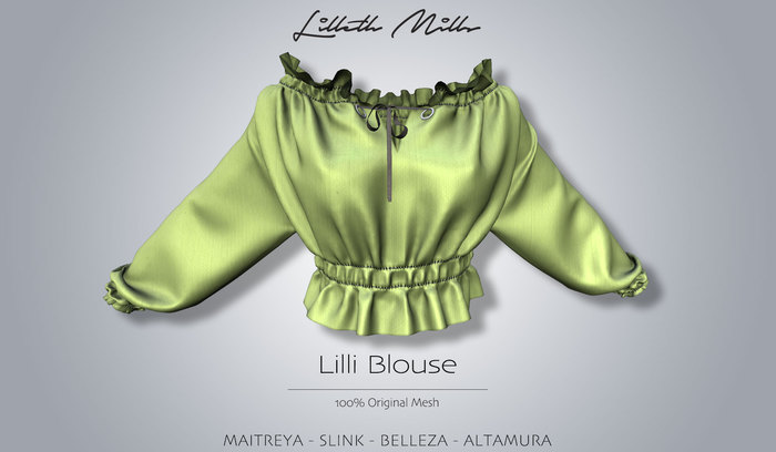 LM Lilli Blouse - Colors - Green
