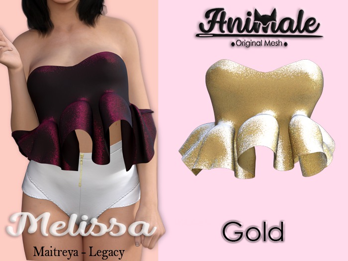 Animale . Melissa Top / Gold {Unpack}