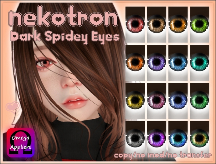 [Nekotron] Dark Spidey Eyes (Omega Appliers)