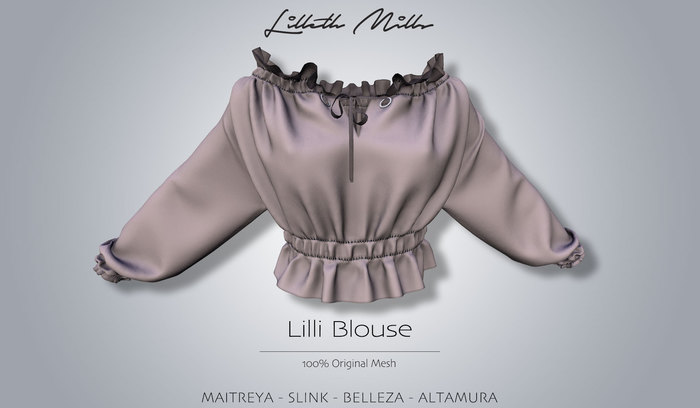 LM Lilli Blouse - Crepe Rose