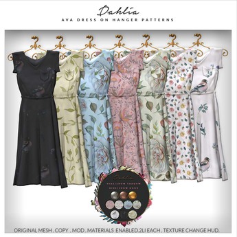 Second Life Marketplace - Dahlia - Ava - display FATPACK