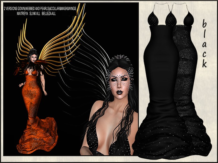 WITCHING GOWN BLACK