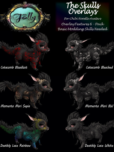 Folly - Noodle Overlays (The Skully 6 Pack)