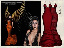 WITCHING GOWN RED