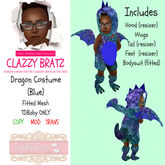 Dragon Outfit - Blue/TDBaby