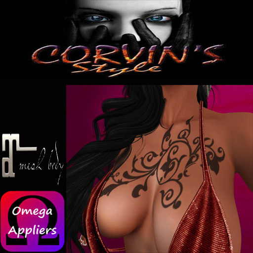 Tattoo_Chest_Flowers_Omega Appelier system Mesh Body
