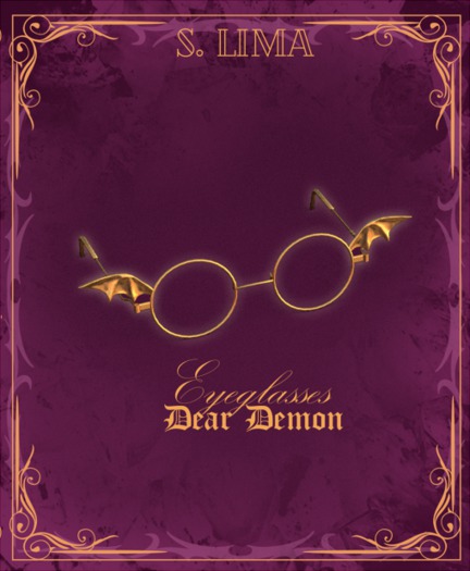 S. Lima - Dear Demon Eyeglasses !GIFT!