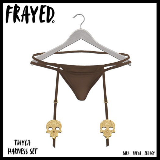 Frayed - Twyla - Harness Set - Brown