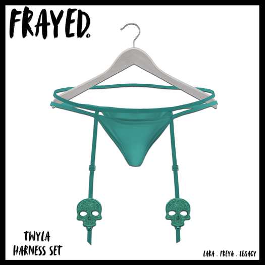 Frayed - Twyla - Harness Set - Teal