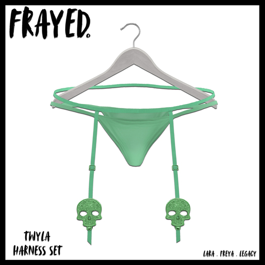 Frayed - Twyla - Harness Set - Green