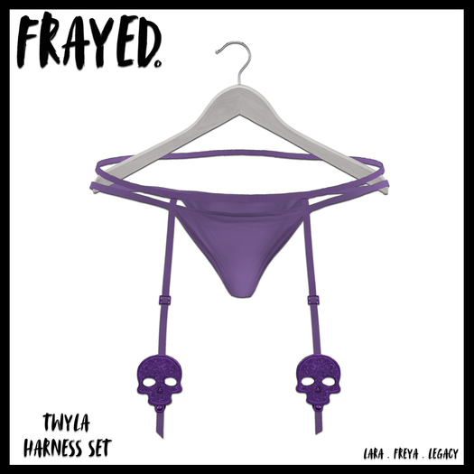 Frayed - Twyla - Harness Set - Purple