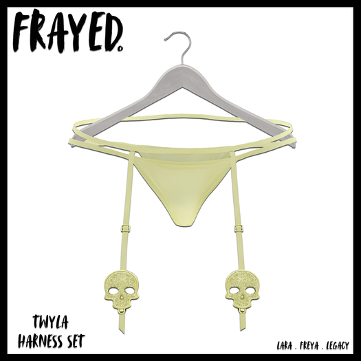 Frayed - Twyla - Harness Set - Yellow