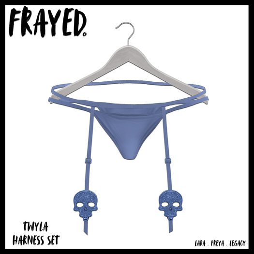 Frayed - Twyla - Harness Set - Blue