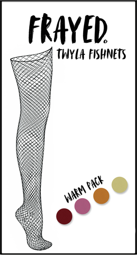 Frayed - Twyla Fishnets - Warm Pack