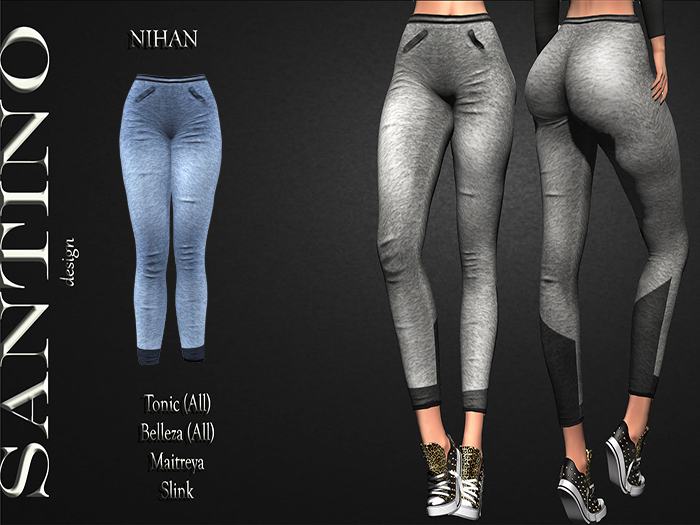 Santino Design-/Legging-Blue