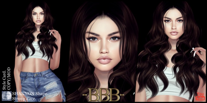 ~BBB~ SHANNON Shape - GENUS - Strong Face.