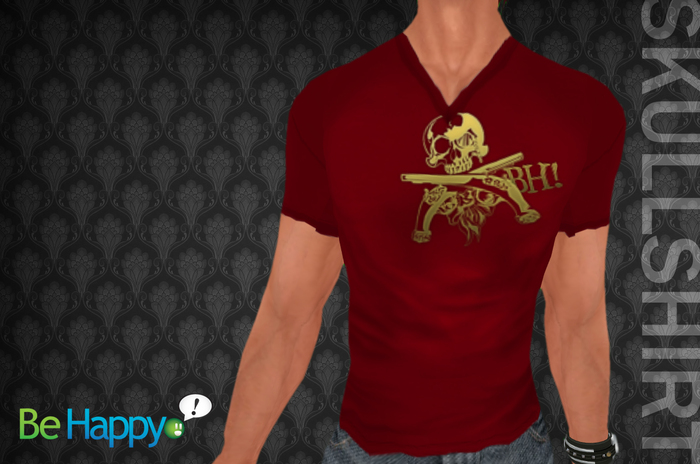 !BH - Skull Shirt - Red