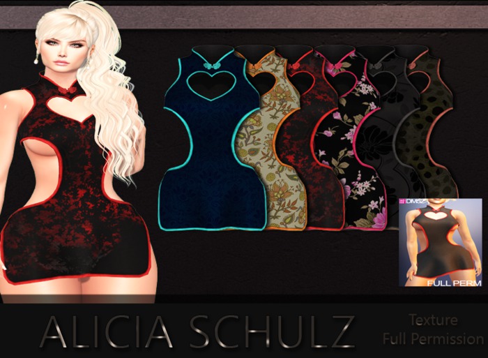 [Alicia Schulz] Texture for DM52 dress SET 2
