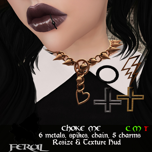 Second Life Marketplace .Feral Choke Me
