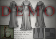 Leto . Womens Fullbody Robe 001 DEMO