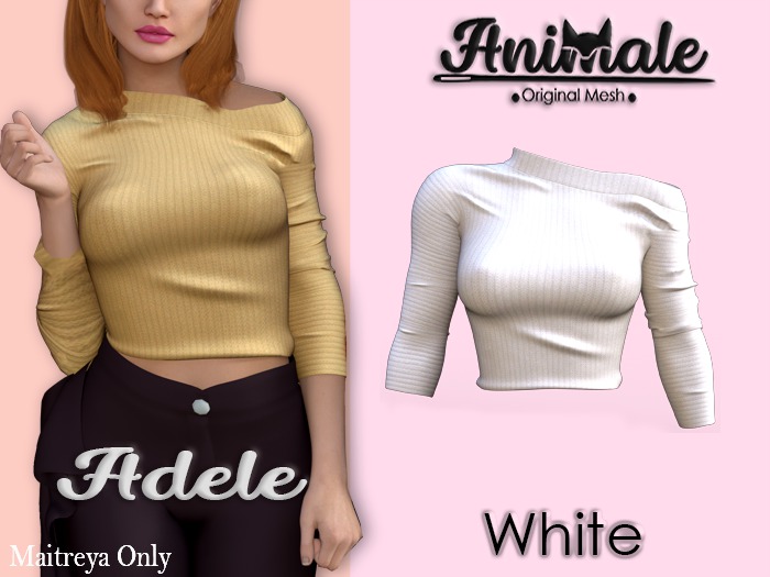 Animale.Adele Shirt / Maitreya / White {Unpack}