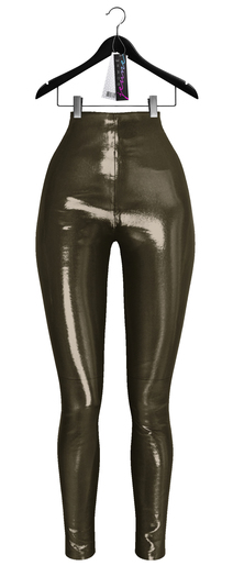Jeune by Rowne.Jada Patent  Leggings - Olive