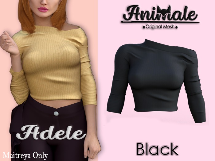 Animale.Adele Shirt / Maitreya / Black {Unpack}