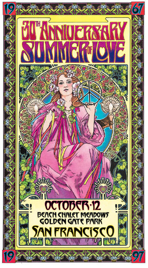Izza Hippy Hippie Summer of Love Poster BOX - 7 posters / boxes