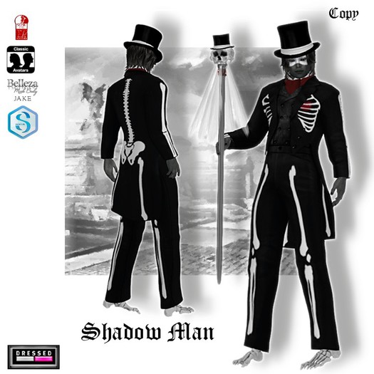 ::DBL:: Shadow Man Tuxedo (Classic/Jake/Slink/Gianni)
