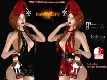 *INT* INTENSITY- DRESS-christmas snowflake