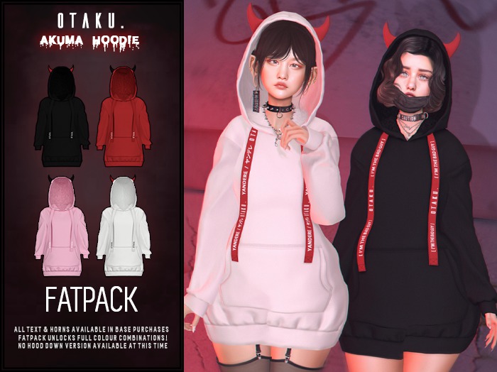 Otaku. Akuma Hoodie / FATPACK