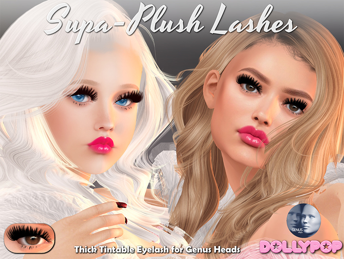 ~Dollypop~ Supa-Plush Lashes for Genus - Group Gift In World