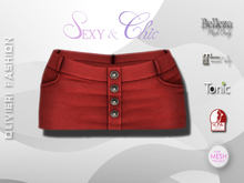AMBER SKIRT - RED