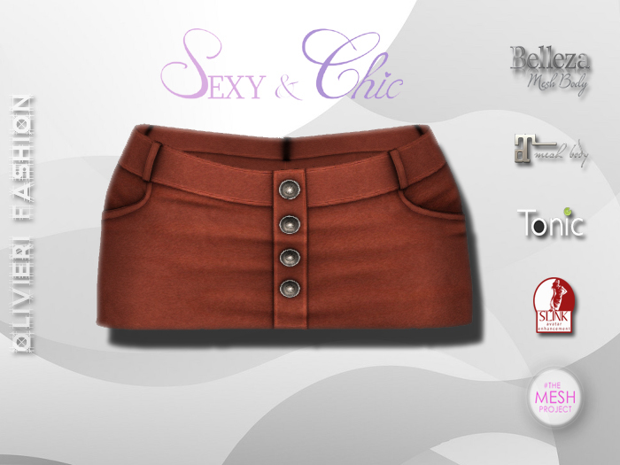 AMBER SKIRT - ORANGE