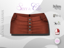 AMBER SKIRT - ORANGE