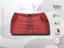 AMBER SKIRT - DARK PINK