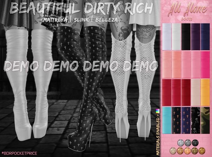 ...:::Beautiful Dirty Rich:::... All Alone -Boots- DEMO