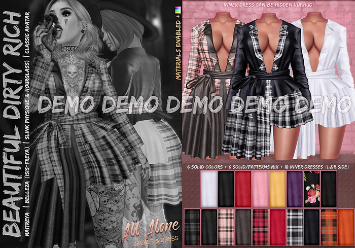 *B.D.R.* All Alone -Jacket & Dress-DEMO