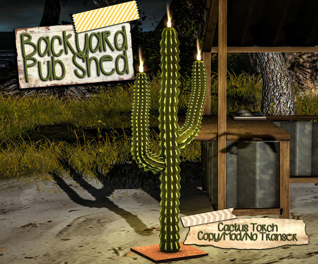 crate Backyard Pub Shed - Cactus Torch