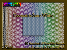 Geometric Stars White Textures